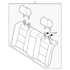 Seat Back Assembly - Mazda (T062-57-350B-05)