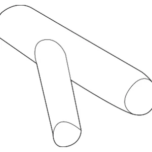 Washer Hose T-Connector - Mazda (F152-67-502)
