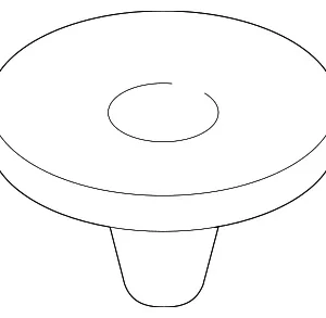 Inner Weather-Strip Fastener - Mazda (K123-50-H81A)
