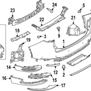 Bumper Cover Cap - Mazda (KAAA-50-5A1-BB)