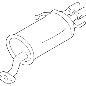 Muffler & Pipe - Mazda (KJ02-40-100D)