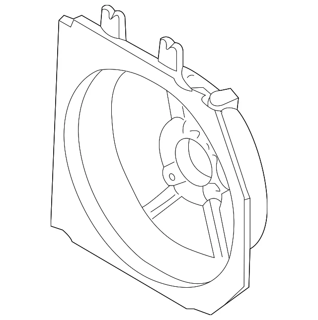 Fan Shroud - Mazda (ZL01-15-210B)