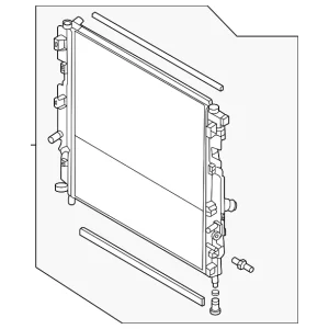 Radiator - Mazda (PX28-15-200B)