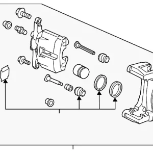 Caliper - Mazda (DNYJ-33-98Z)