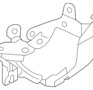 Power Brake Booster Vacuum Pump Bracket - Mazda (NA1J-43-740)