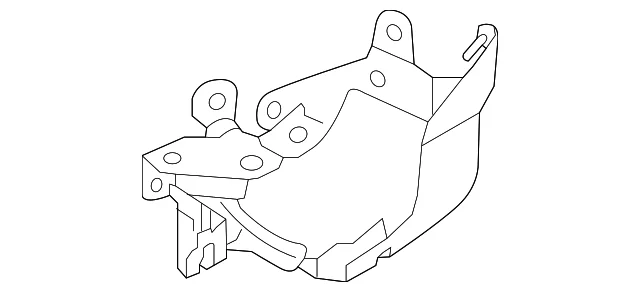 Power Brake Booster Vacuum Pump Bracket - Mazda (NA1J-43-740)