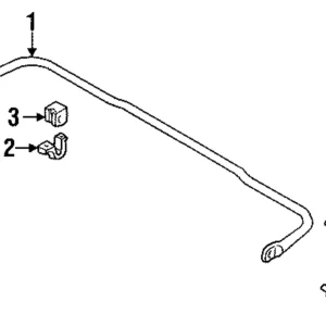 Stabilizer Bar - Mazda (EA01-28-151C)