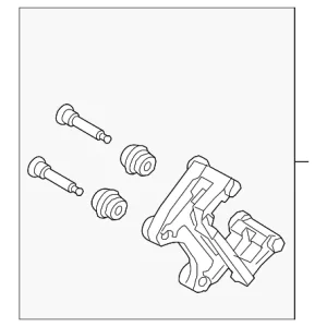 Caliper Mount - Mazda (K011-26-28X)