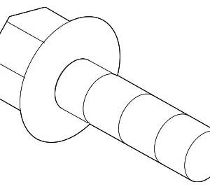 Rear Camera Screw - Mazda (CG15-67-Z04A)