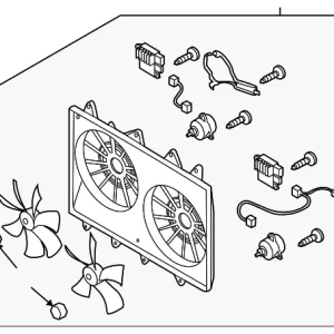 Fan Assembly - Mazda (CY01-15-025F)