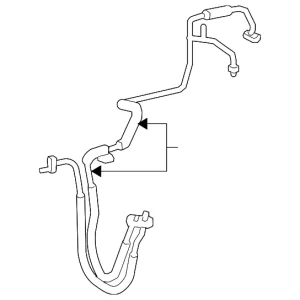 A/C Manifold Hose Assembly - Mazda (ZZCA-61-462)
