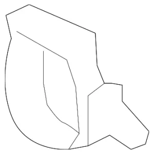 Outlet Hose Holder - Mazda (L518-15-285A)