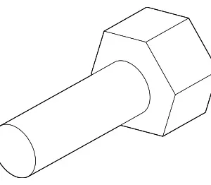 Mount Bolt - Mazda (9980-80-825)