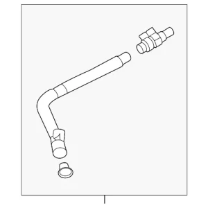 Breather Tube - Mazda (DGJ4-42-580A)