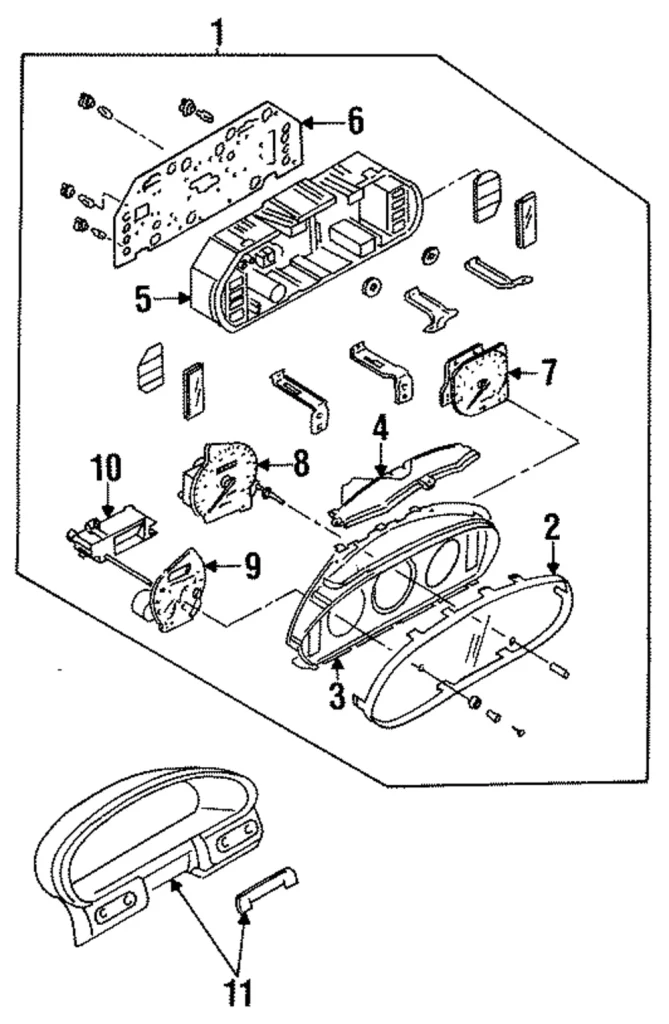 Circuit Board - Mazda (EA03-55-442)
