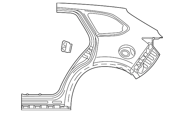 Quarter Panel - Mazda (TKY8-70-410B)
