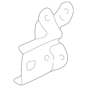 Upper Hinge - Mazda (ZZCA-73-210)