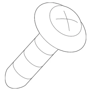 Guide Channel Upper Bolt - Mazda (9983-20-408)