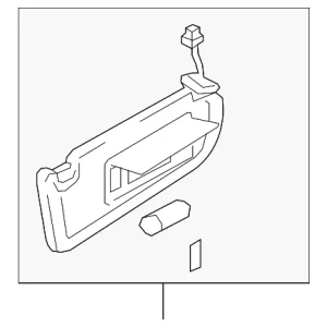 Sun-Visor - Mazda (GS3L-69-270E-75)