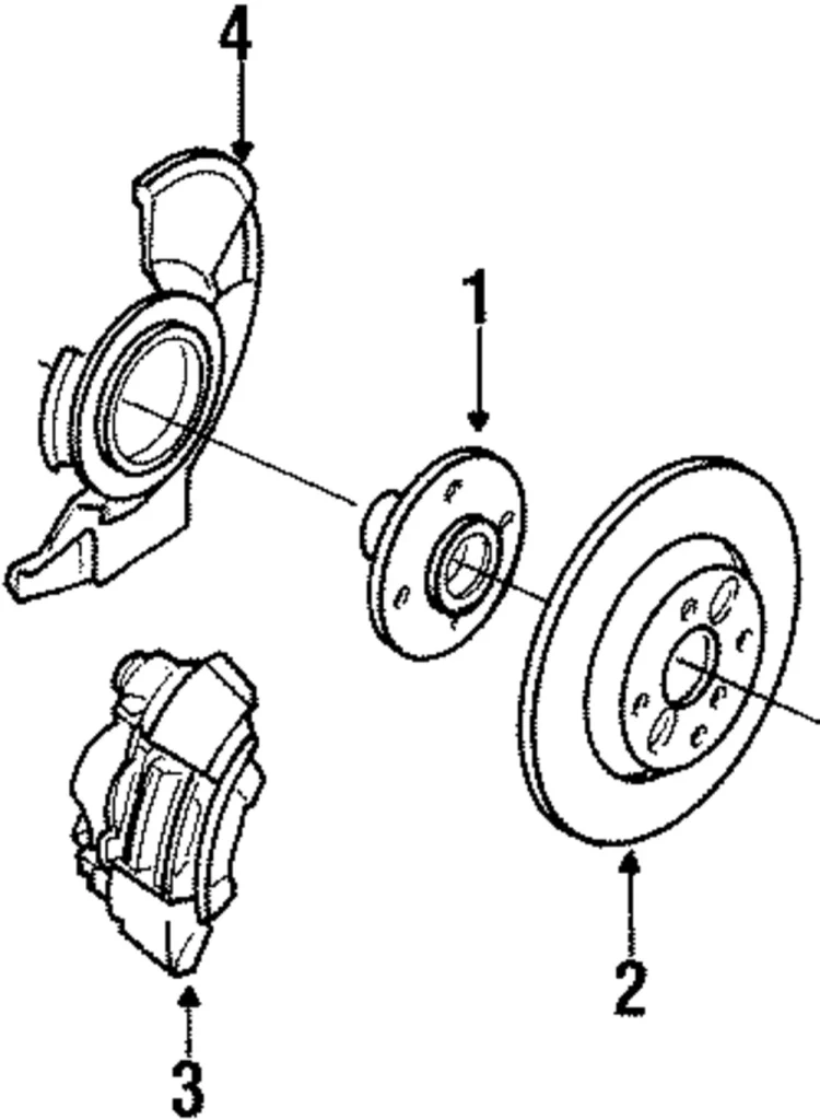 Caliper Assembly - Mazda (BRY4-33-98ZR)