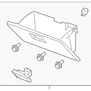 Glove Box Assembly - Mazda (ZZCA-64-030-03)