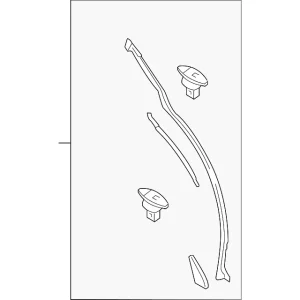 Rear Weather-Strip - Mazda (TK48-72-76ZB)