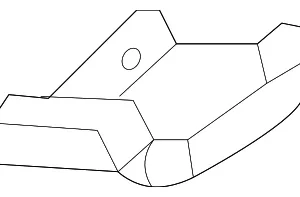 Finish Molding Cap - Mazda (GHK2-50-819A)