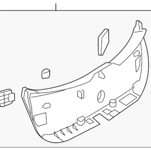 Lower Trim - Mazda (BP4K-68-960J-02)