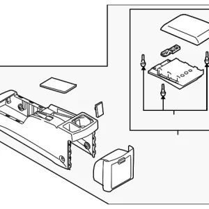Rear Console - Mazda (CC29-64-420F-02)