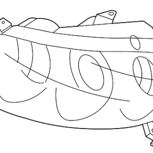 Composite Headlamp - Mazda (BN8F-51-0K0E)