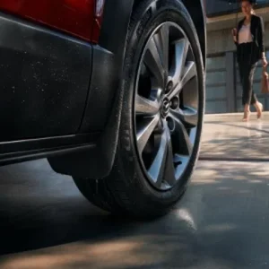 Splash Guards - Front - Black Plastic - Mazda (DFR5-V3-450)