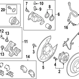 ABS Sensor - Mazda (VA40-43-7EX)