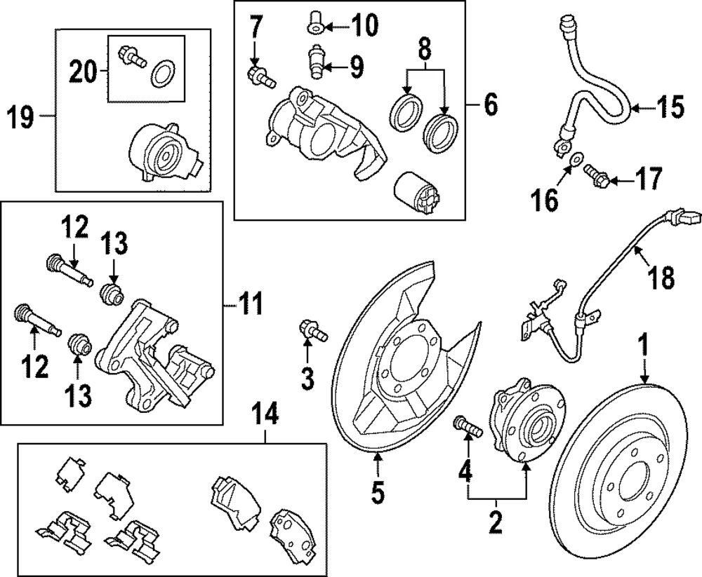ABS Sensor - Mazda (VA40-43-7EX)