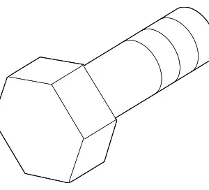 License Bracket Bolt - Mazda (9986-50-530B)