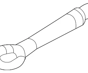 Tow Hook - Mazda (KBB3-50-EJ1)