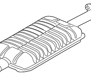 Exhaust Muffler - Mazda (AJTT-40-300)