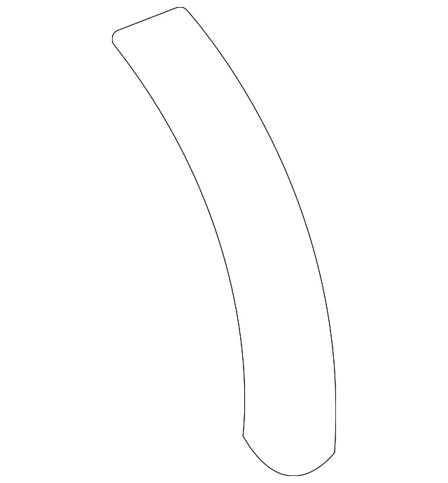 Rear Spoiler Outer Seal - Mazda (VA41-51-954)