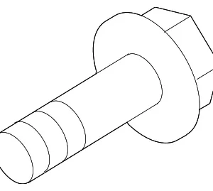 Liner Extension Bolt - Mazda (9M96-00-616B)