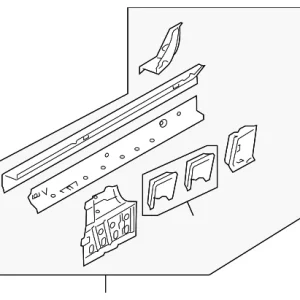 Side Rail Assembly - Mazda (NE51-53-950B)