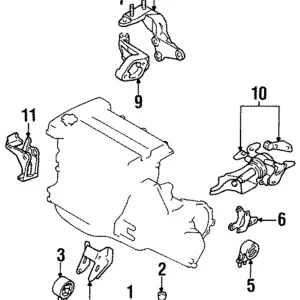 Bracket - Mazda (EA77-39-100)
