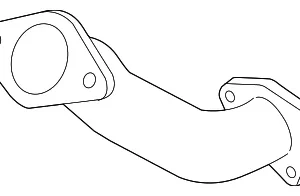 Exhaust Pipe - Mazda (L3P4-40-500)