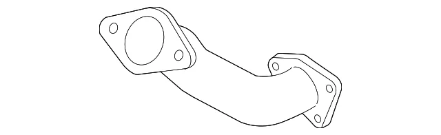 Exhaust Pipe - Mazda (L3P4-40-500)