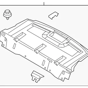 Pkg Tray Trim - Mazda (BHN1-68-3A0D-02)