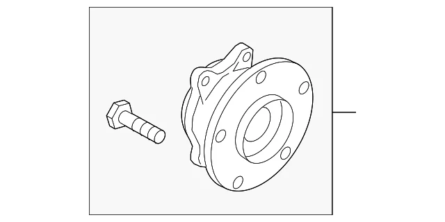 Hub Assembly - Mazda (BJS7-26-15X)
