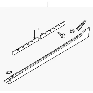 Rocker Molding - Mazda (GEG1-51-P40B-50)