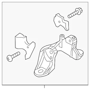 Trans Mount Bracket - Mazda (KD45-39-08YB)