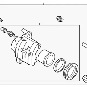 Caliper Assembly - Mazda (GJZE-33-98ZC)