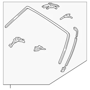 Molding Assembly - Mazda (TA04-50-6A0A)