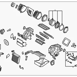 AC & Heater Assembly - Mazda (CCZ9-61-42Y)