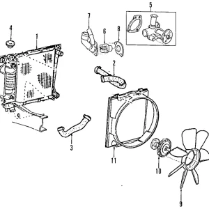 Upper Hose - Mazda (ZZM6-15-186A)